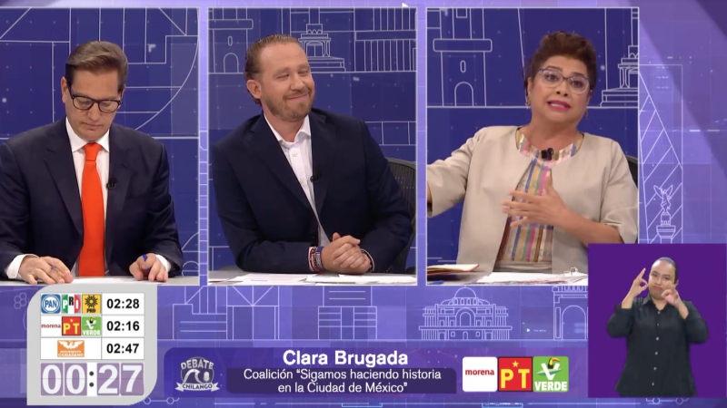 Último debate de los candidatos a la Jefatura de Gobierno de la CDMX entre acusaciones y descalificaciones