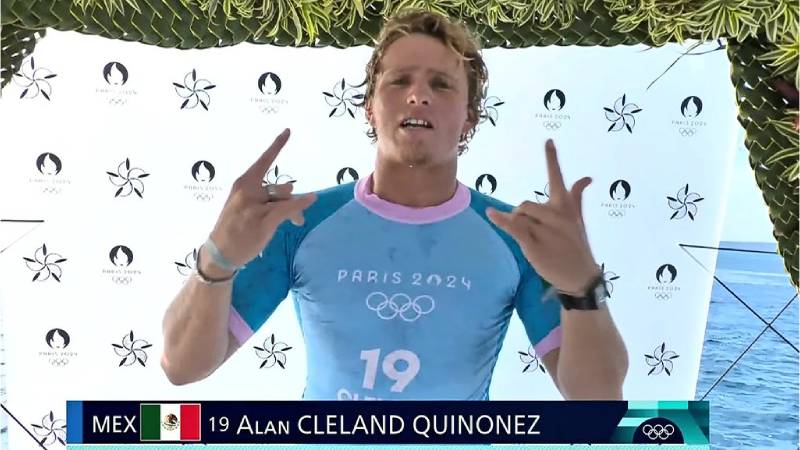 Alan Cleland eliminado tras destacado papel en la tercera ronda de surf