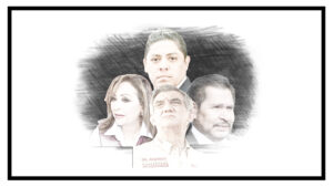 Samuel Sotelo, Lorena Cuéllar, Américo Villarreal y Ricardo Gallardo