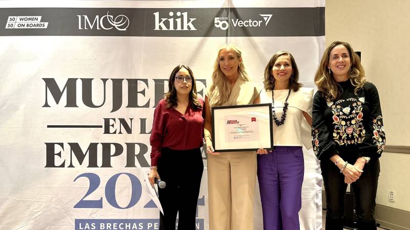 Banco Santander México recibe reconocimiento por su compromiso con la equidad de género