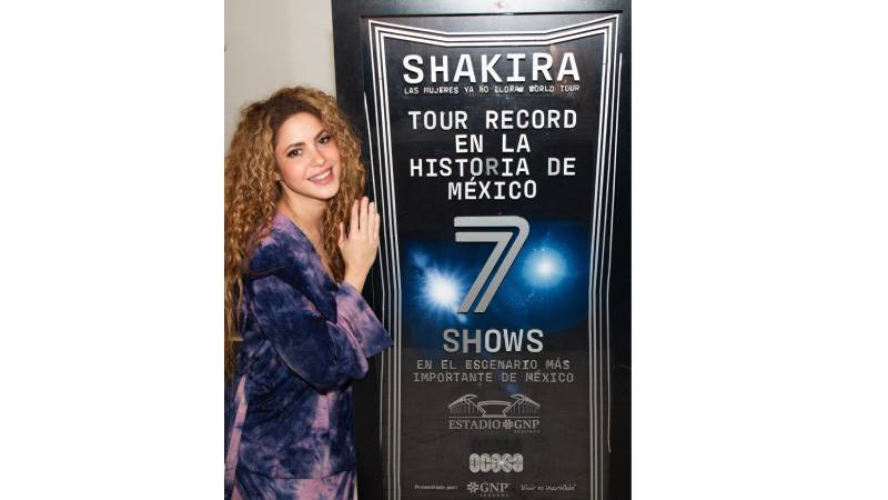 Shakira rompe otro récord con su séptima fecha en el Estadio GNP Seguros