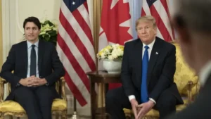 Justin Trudeau y Donald Trump